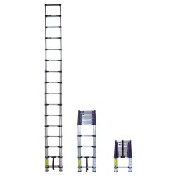 15.5 ft. Telescoping Aluminum Extension Ladder